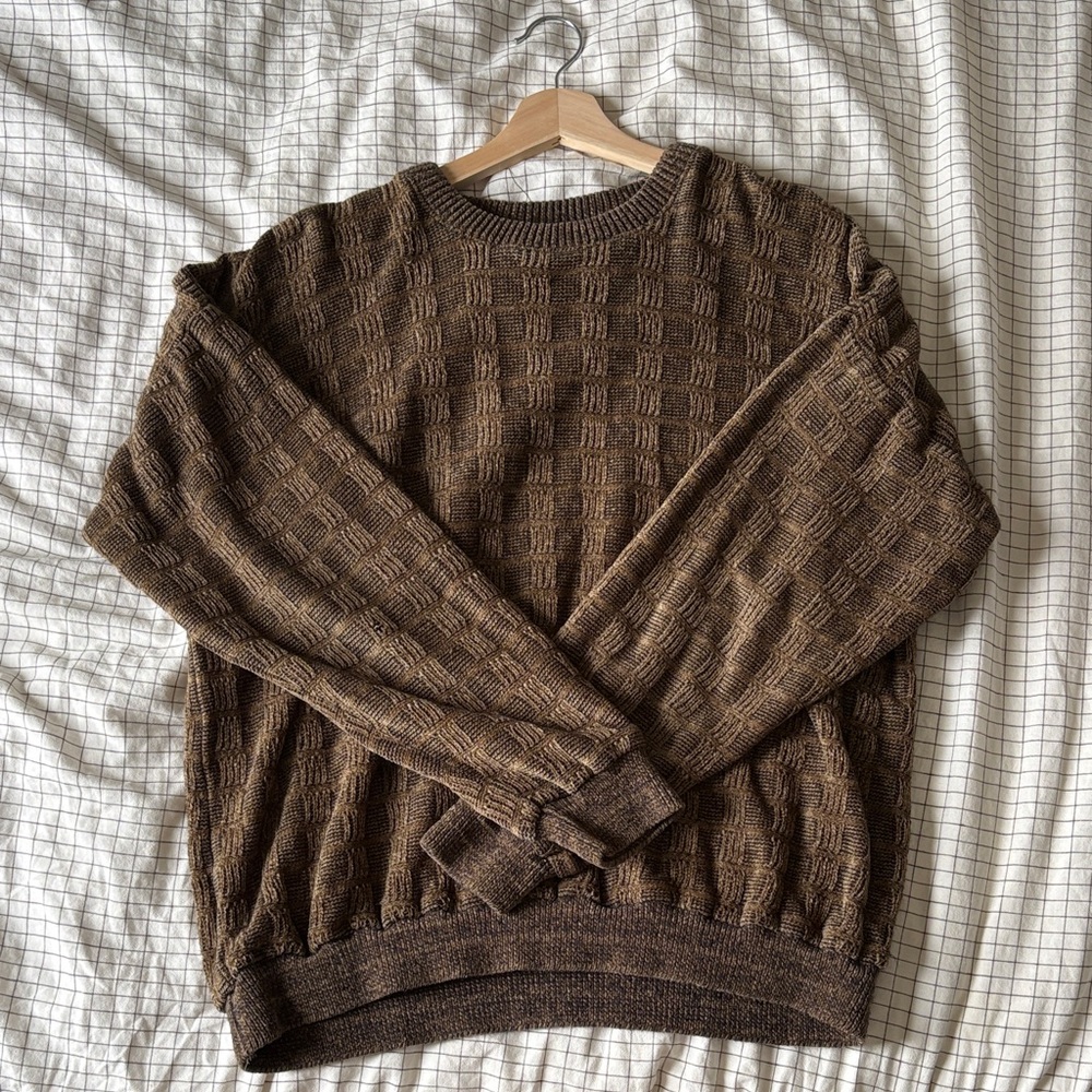 Men's Brown Crewneck Sweater